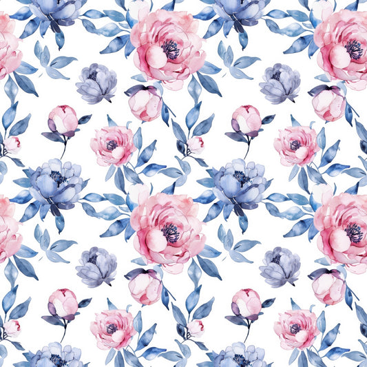 Peonies Digital Seamless Pattern