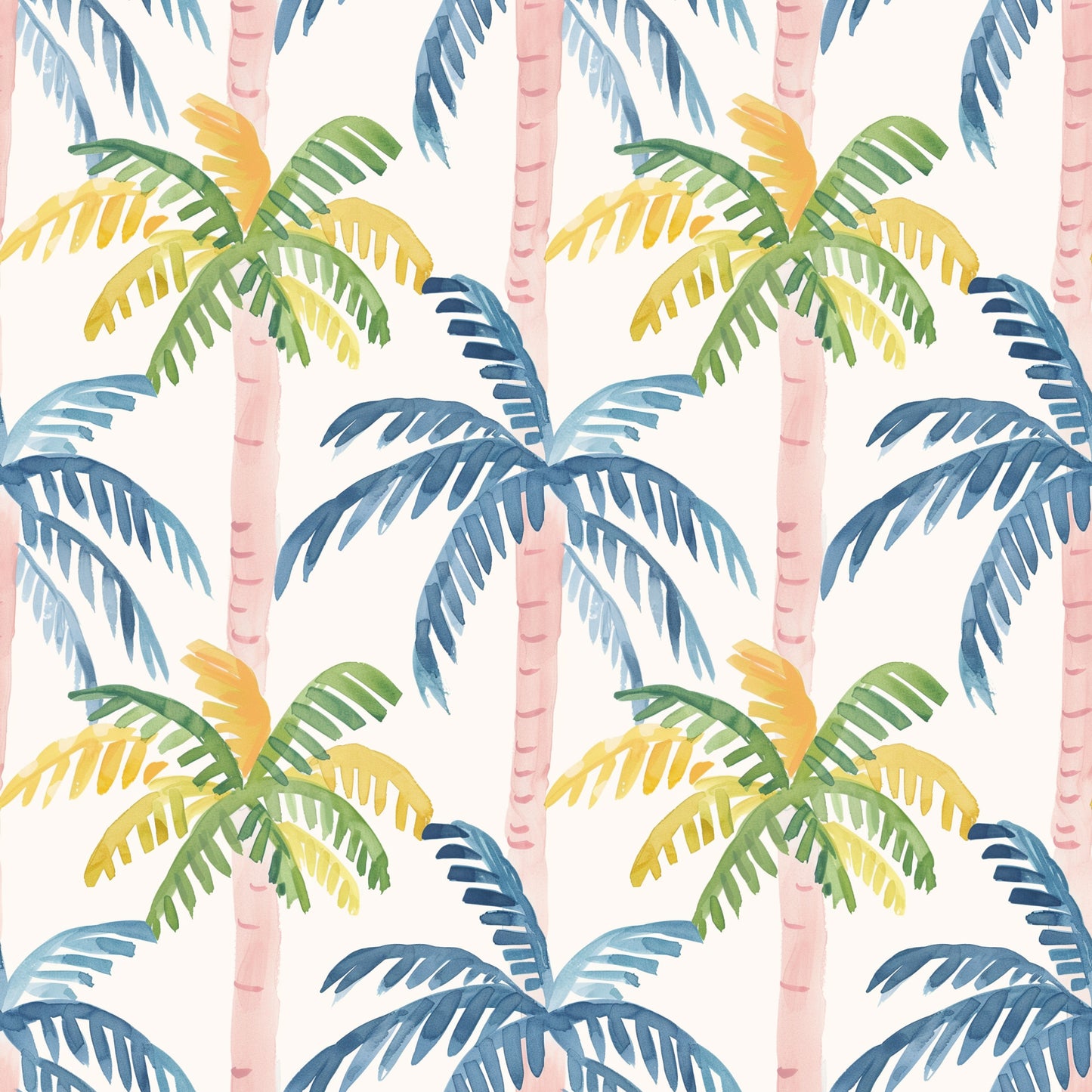 Perfect Palm Trees Digital Seamless Pattern