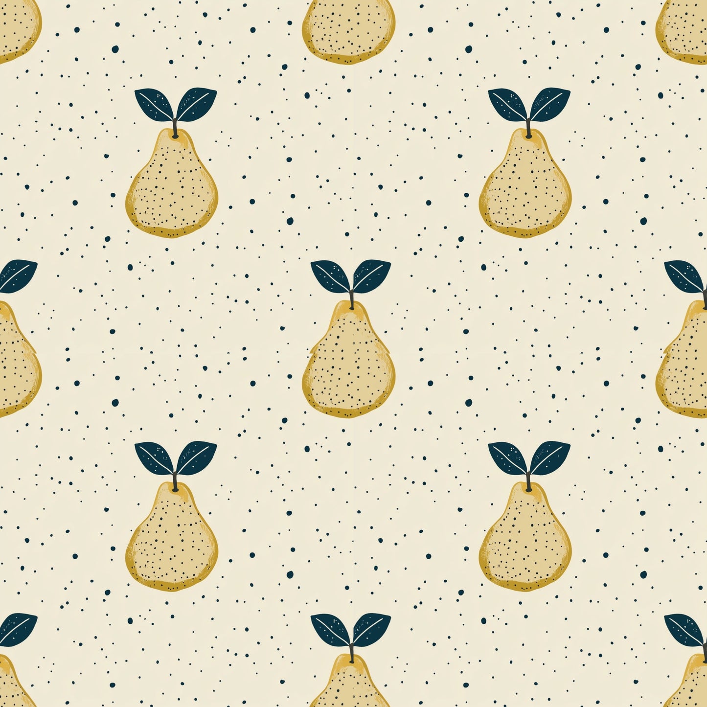 Perfect Pears Digital Seamless Pattern