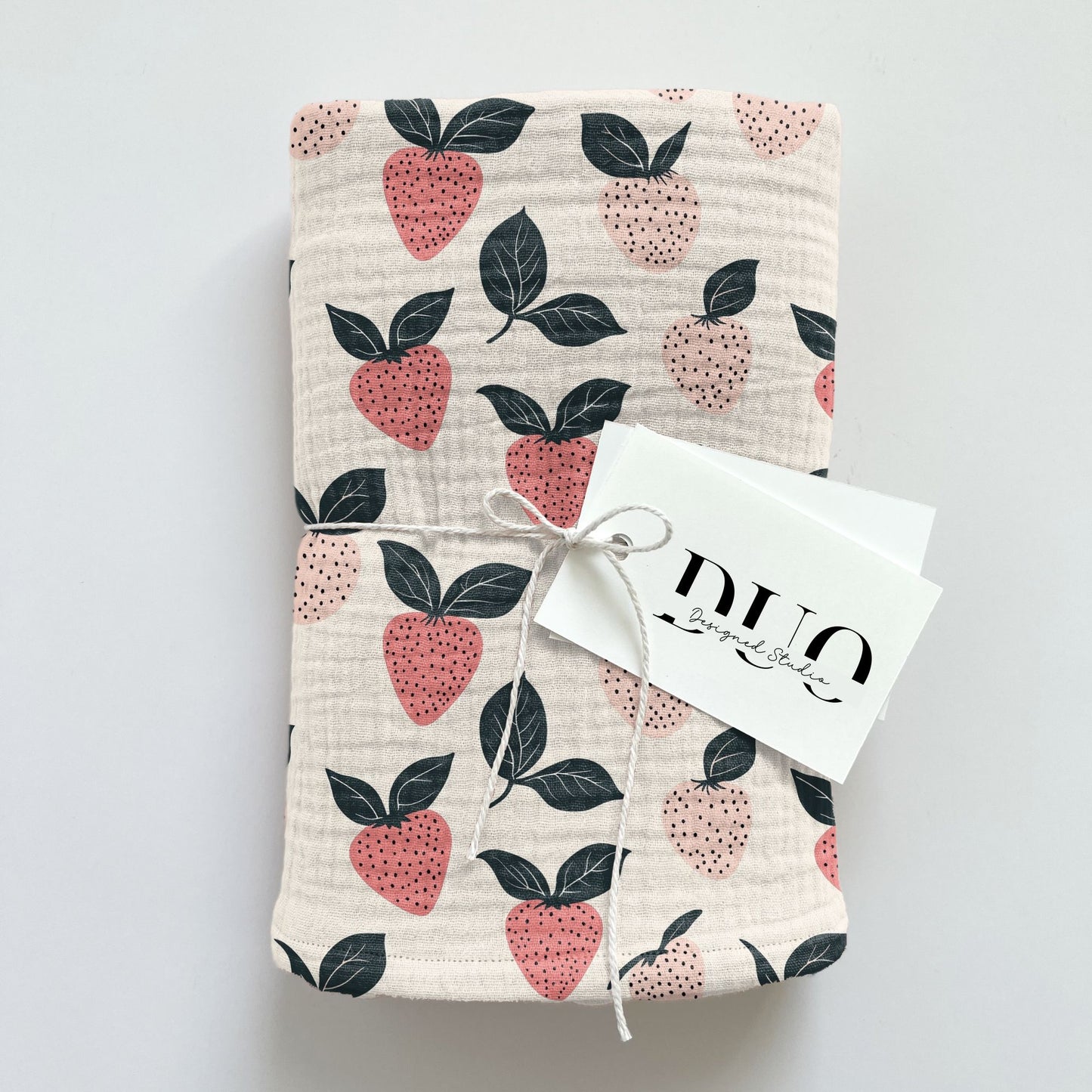 Perfectly Pink Strawberry Digital Seamless Pattern