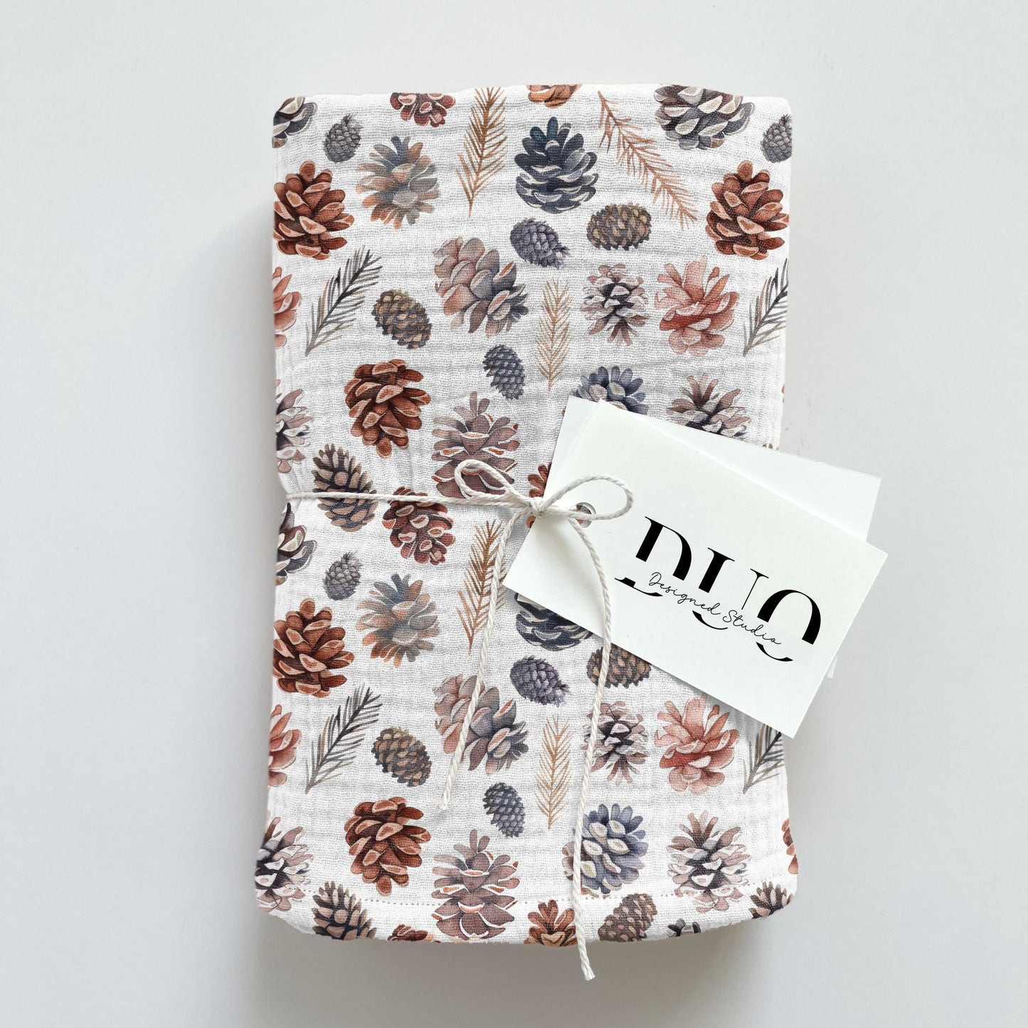 Pine Cones Digital Seamless Pattern