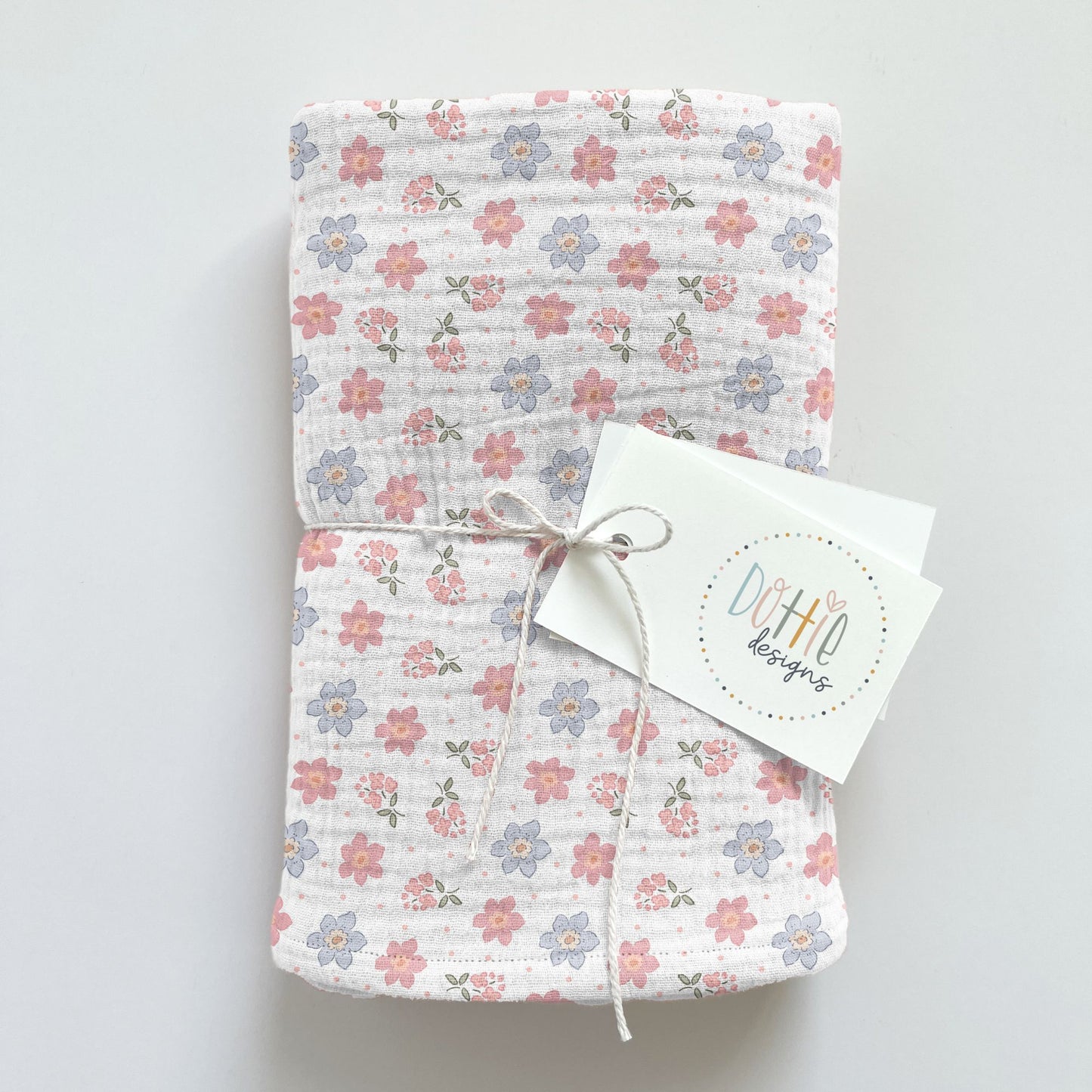 Pink Blue Floral
