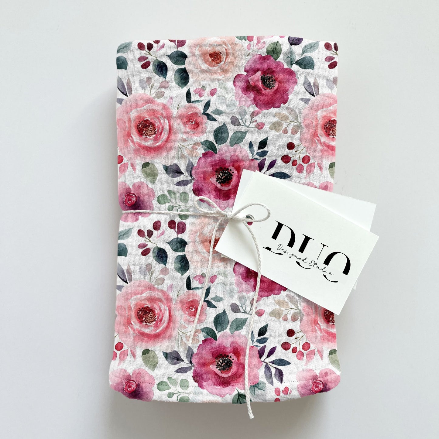 Pink Blush Floral Digital Seamless Pattern