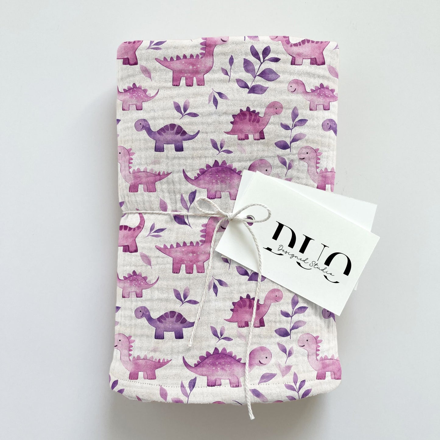 Pink Dinosaurs Digital Seamless Pattern