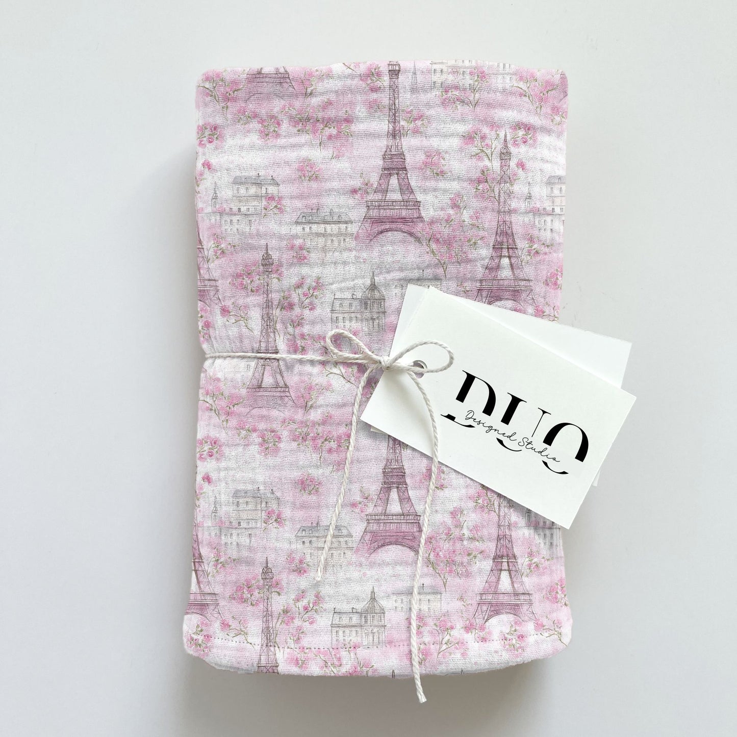 Pink Parisian Floral Digital Seamless Pattern