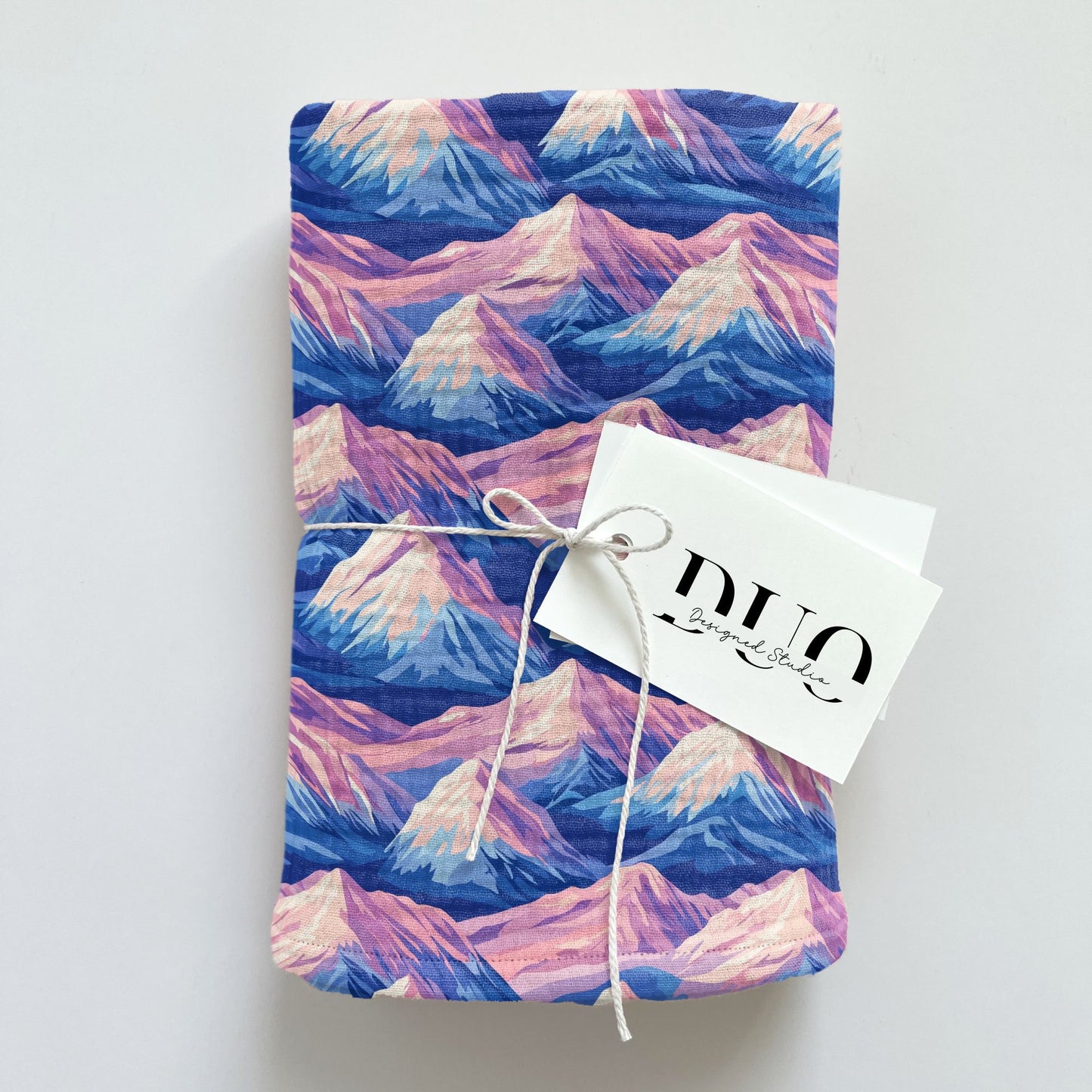 Pink Peaks Digital Seamless Pattern