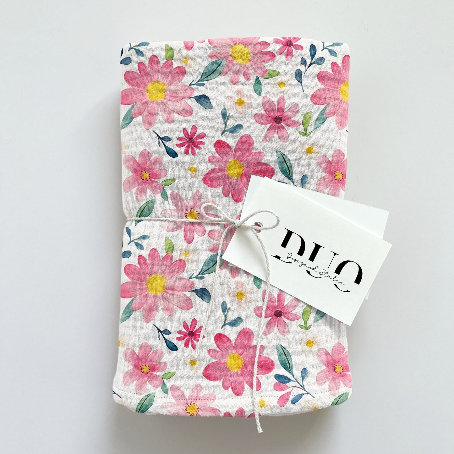 Pink Spring Blooms Digital Seamless Pattern