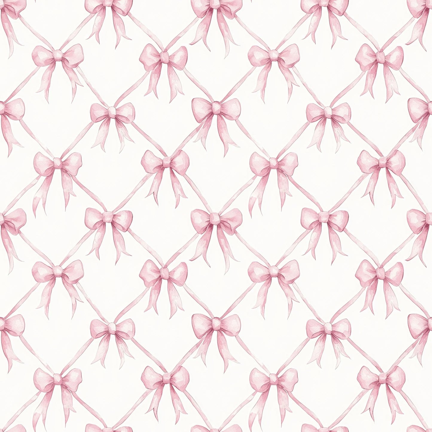 Pink Coquette Bows Digital Seamless Pattern