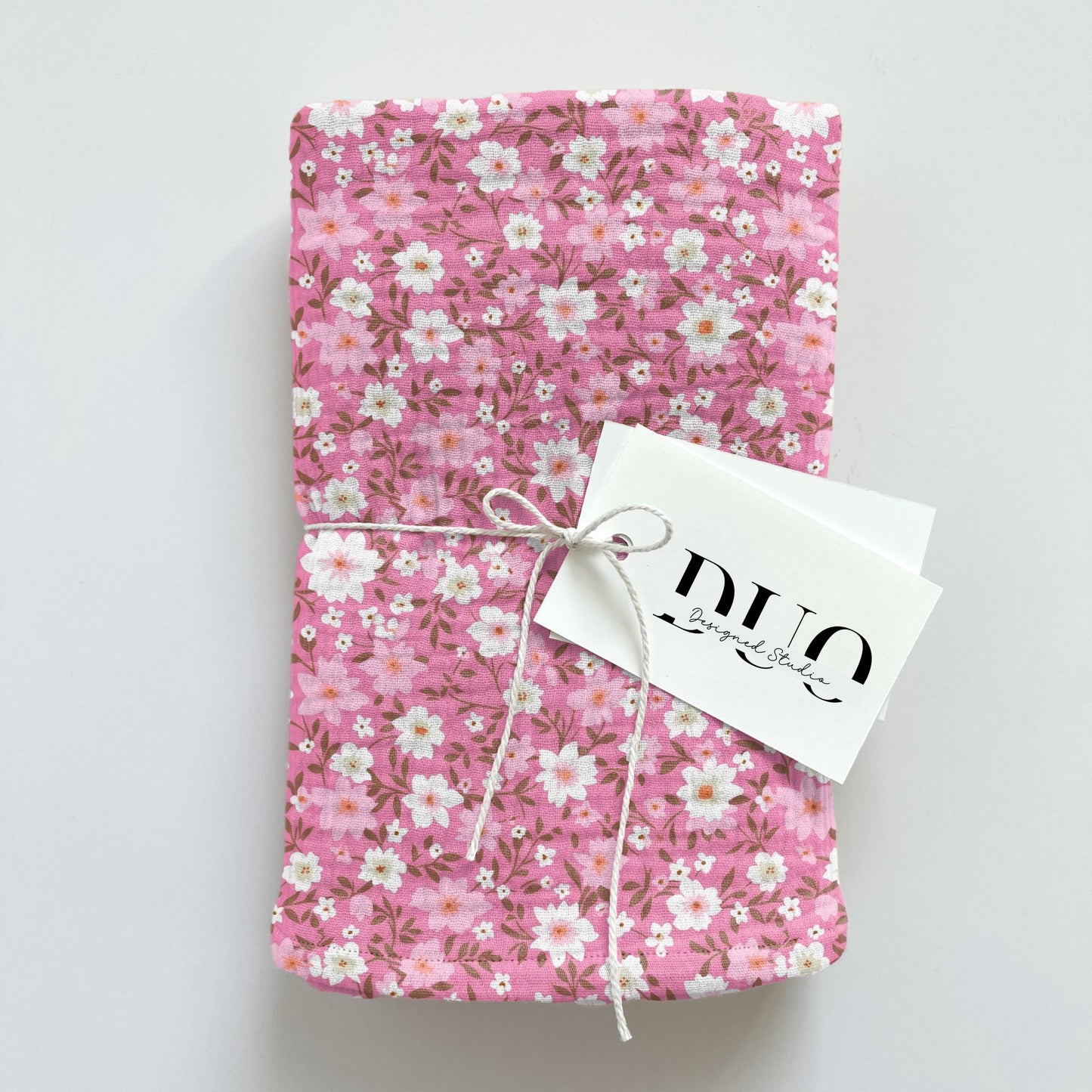 Pink Ditsy Floral Digital Seamless Pattern