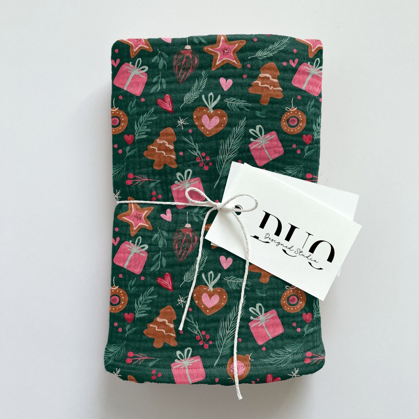Playful Christmas Doodle Digital Seamless Pattern