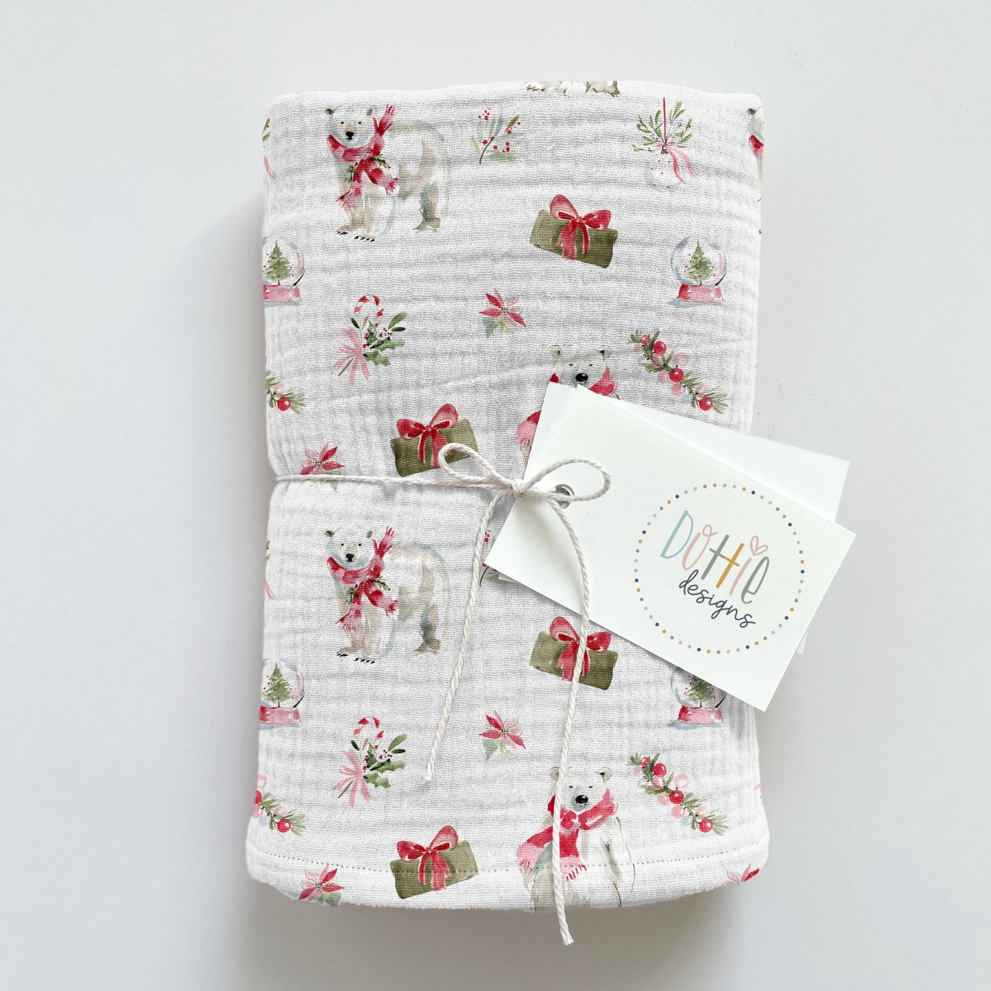 Polar Bear Christmas (White)