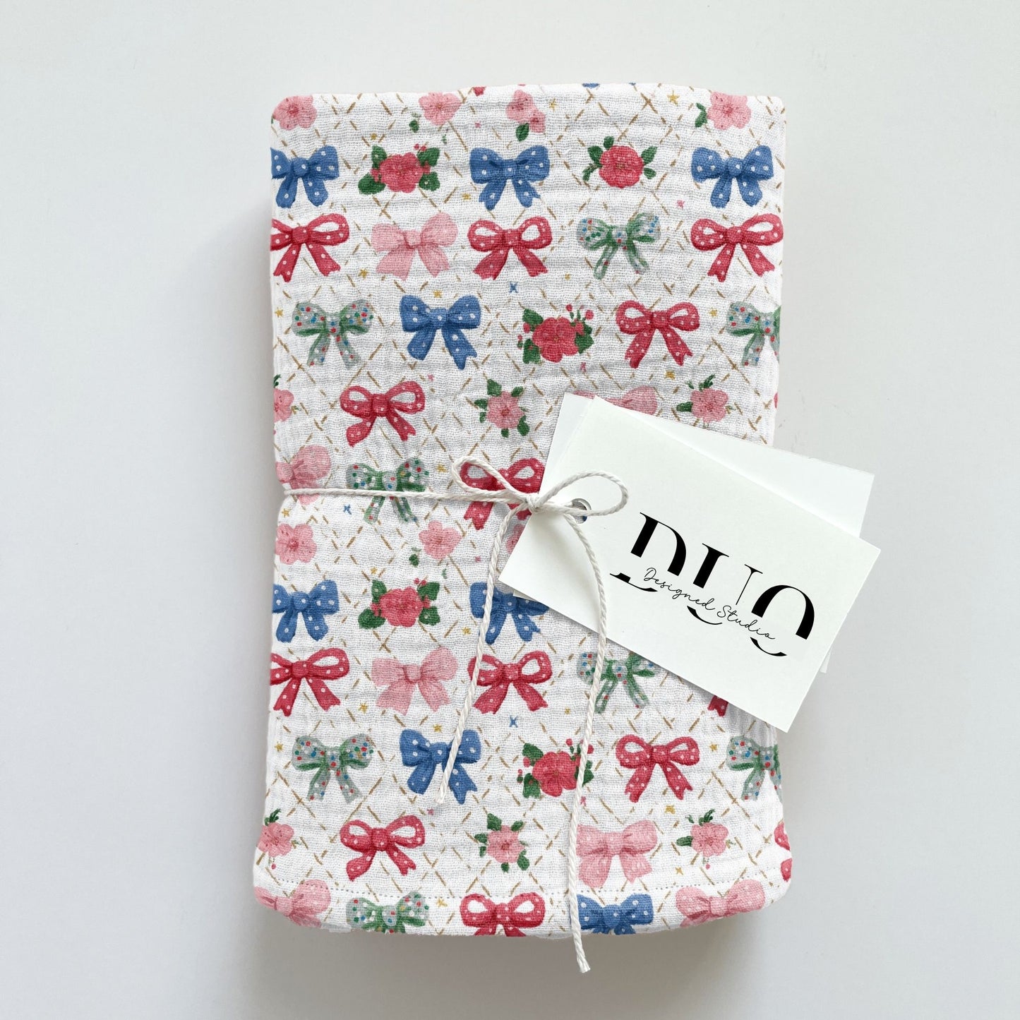 Preppy Coquette Digital Seamless Pattern