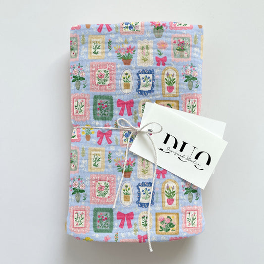 Preppy Coquette Patchwork Digital Seamless Pattern