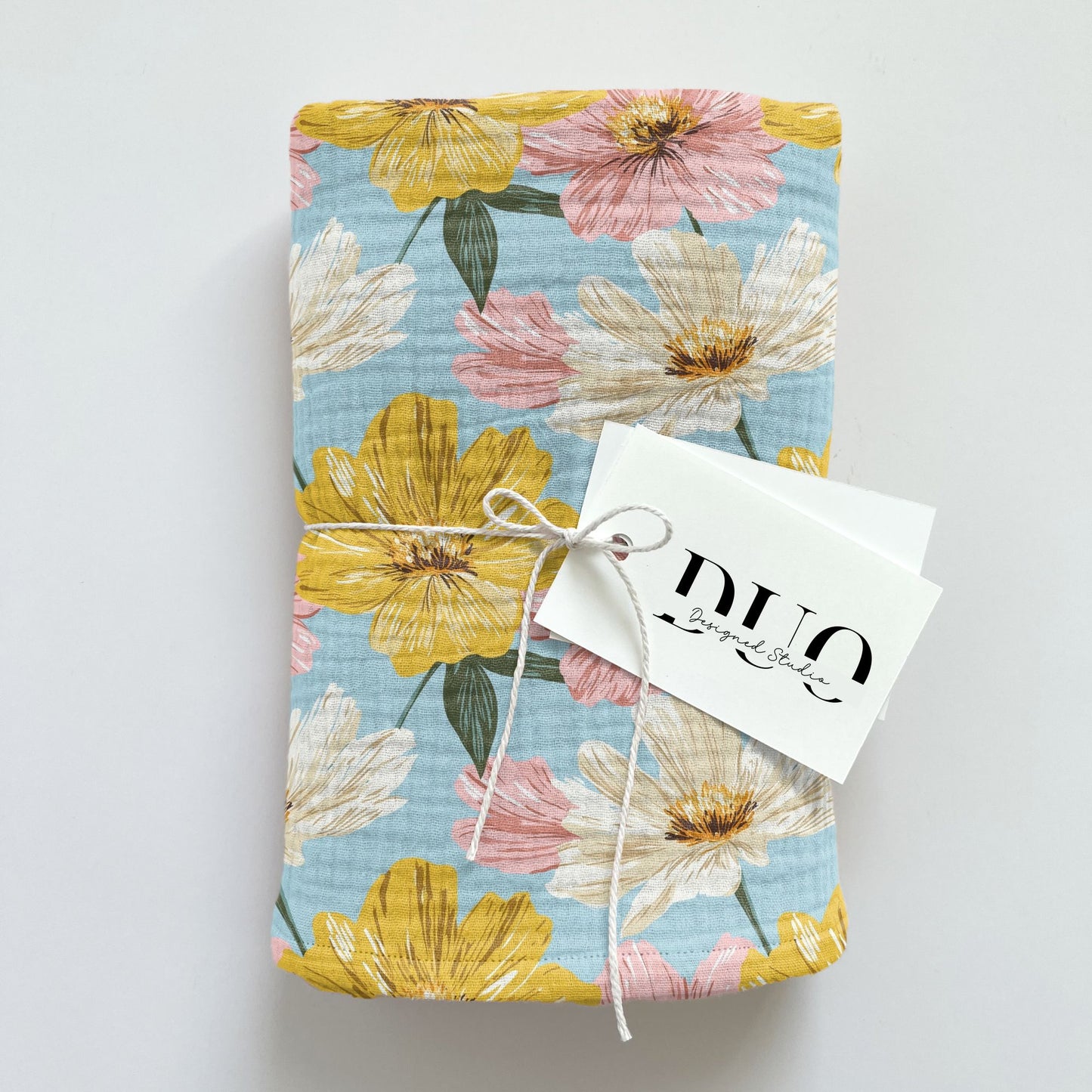 Preppy Floral Digital Seamless Pattern