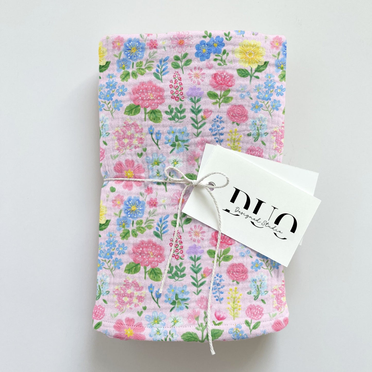 Preppy Flower Garden Digital Seamless Pattern