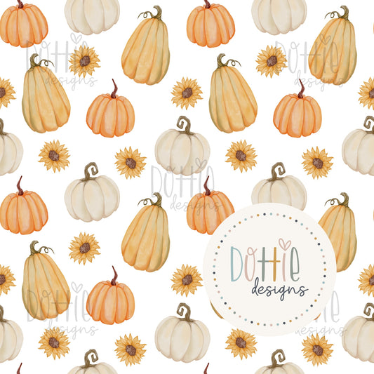 Pumpkins & Sunflowers