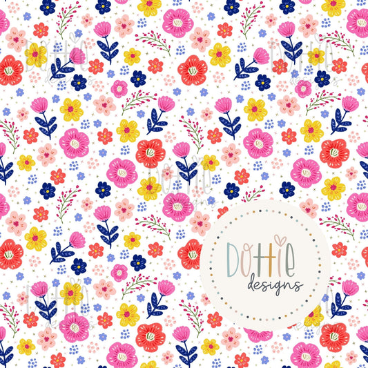 Rainbow Floral