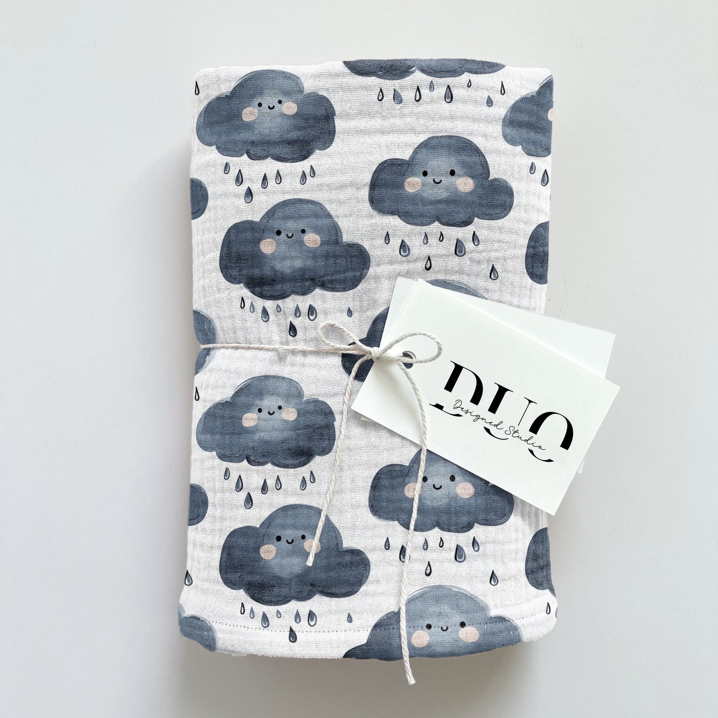 Rainclouds Digital Seamless Pattern