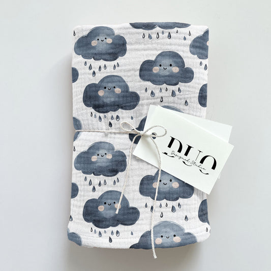 Rainclouds Digital Seamless Pattern