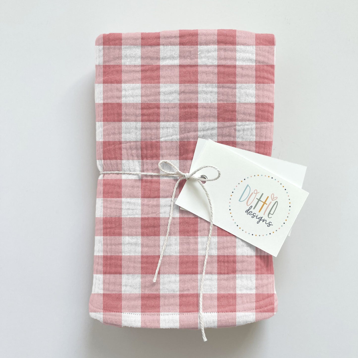 Red Stripe Bloom Gingham