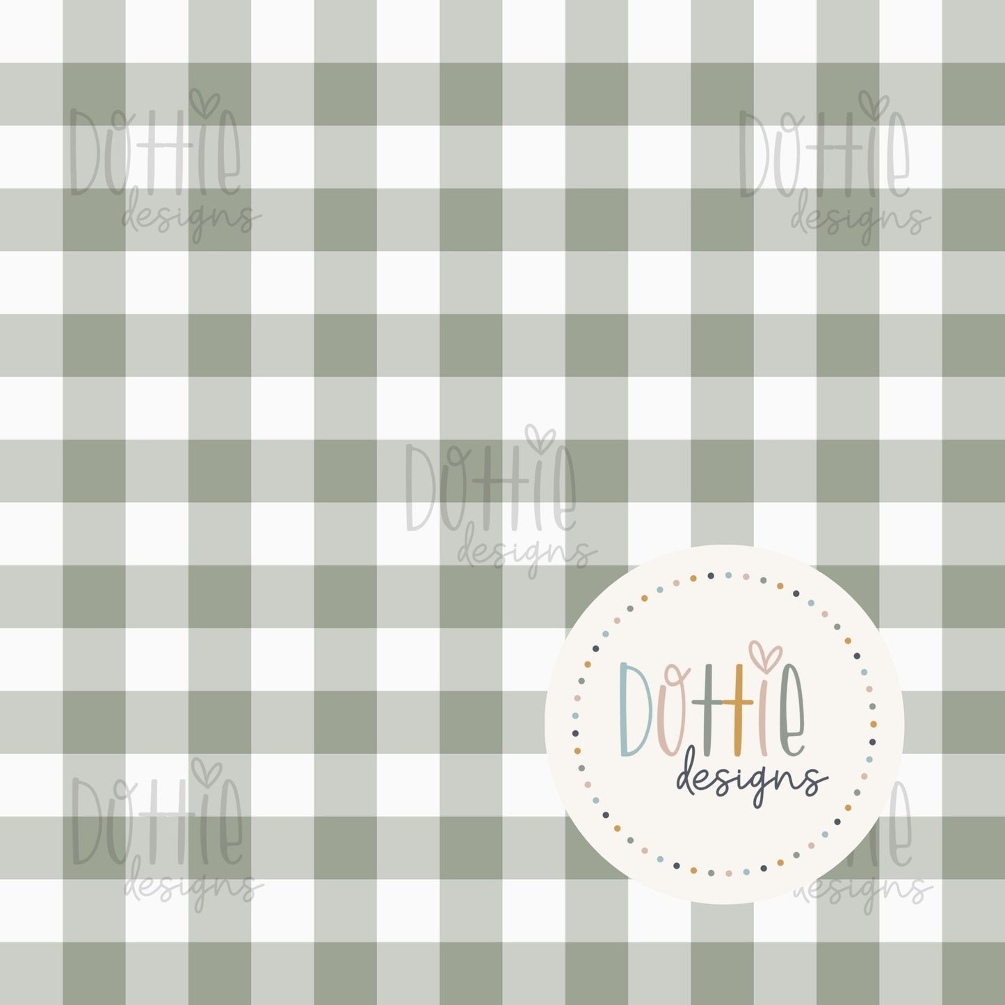 Red Stripe Bloom Green Gingham