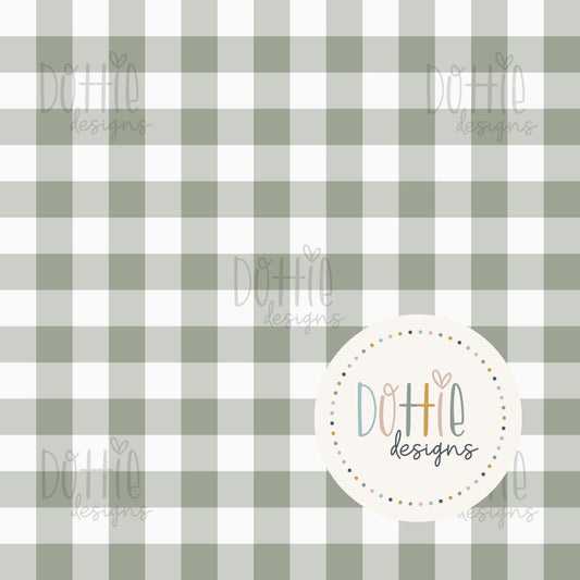 Red Stripe Bloom Green Gingham