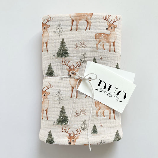 Reindeer Digital Seamless Pattern