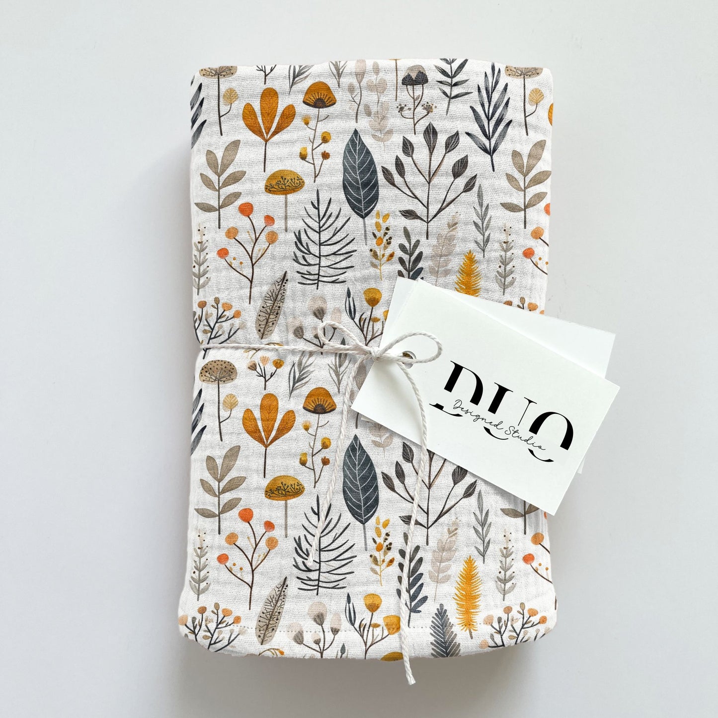 Retro Leaves Digital Seamless Pattern