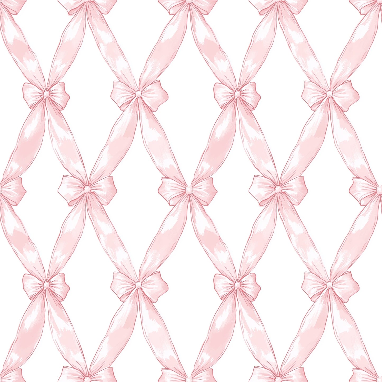 Ribbons Trellis Digital Seamless Pattern