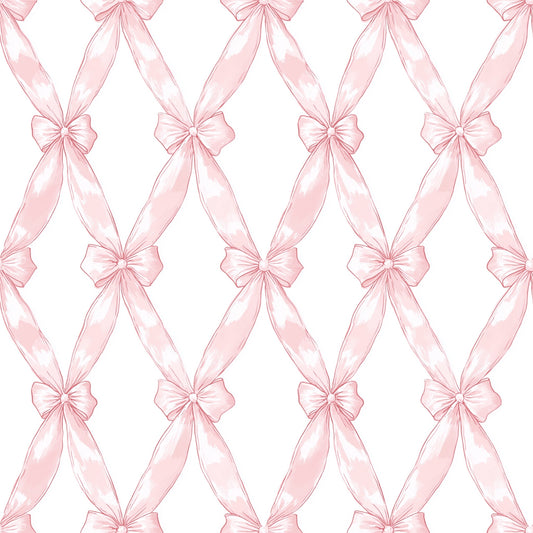 Ribbons Trellis Digital Seamless Pattern