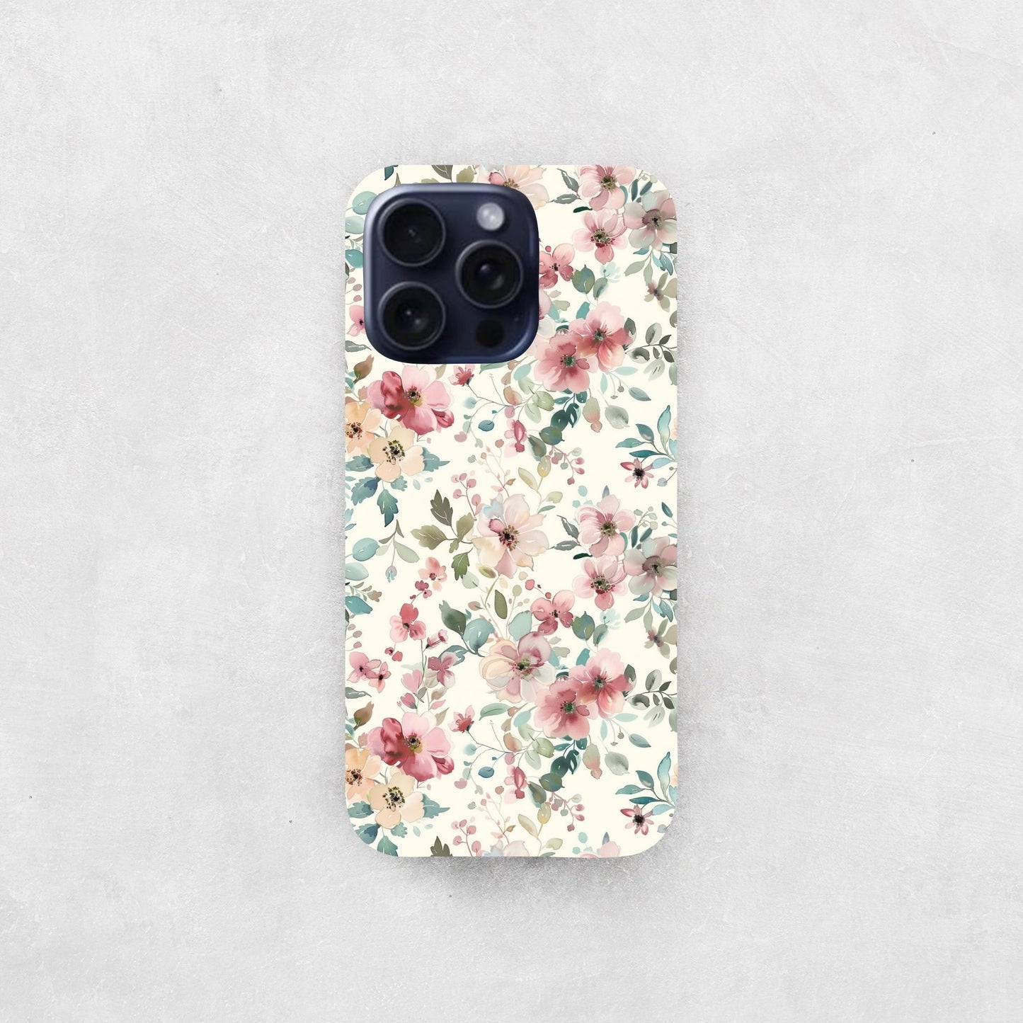Romantic Floral Digital Seamless Pattern