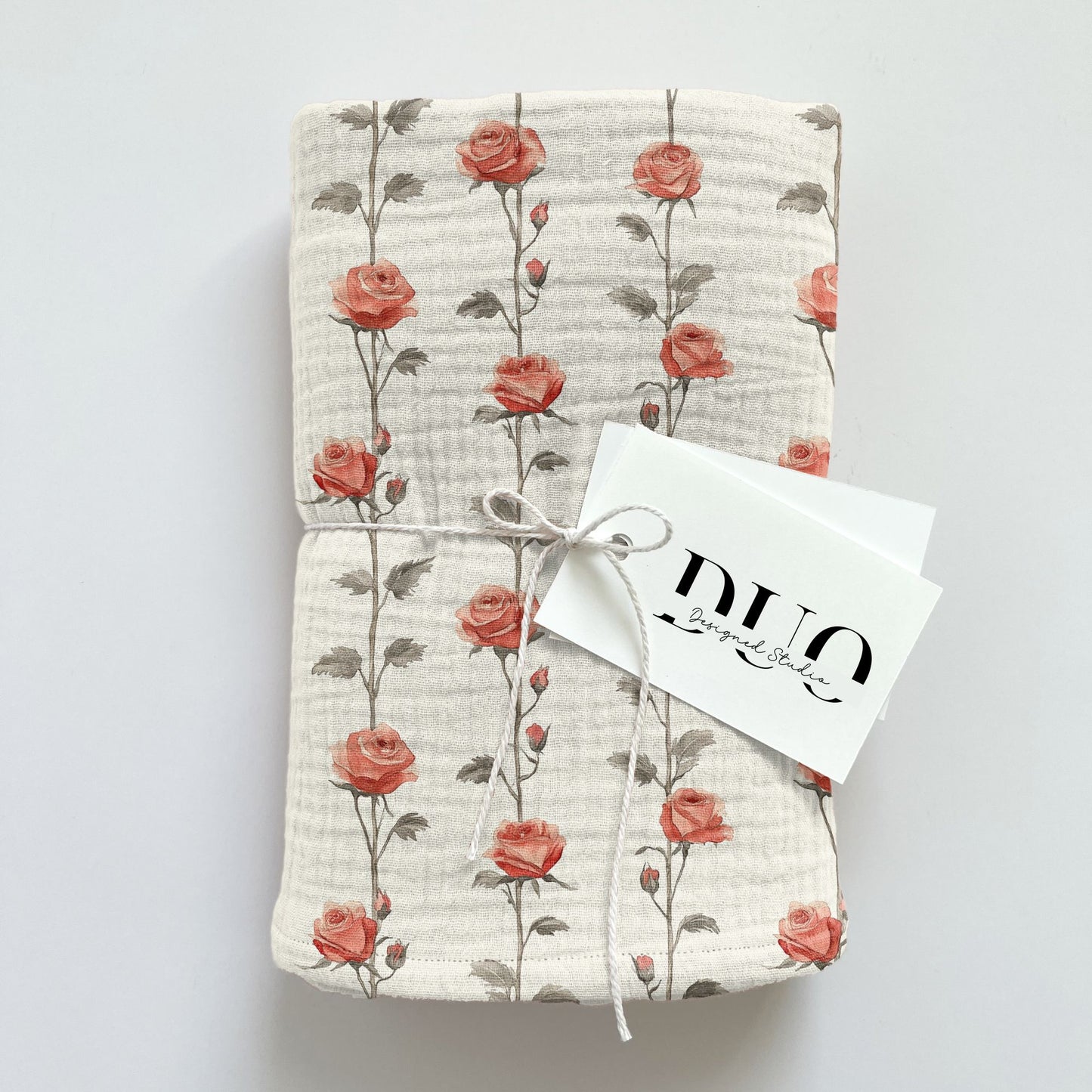 Rose Trail Digital Seamless Pattern