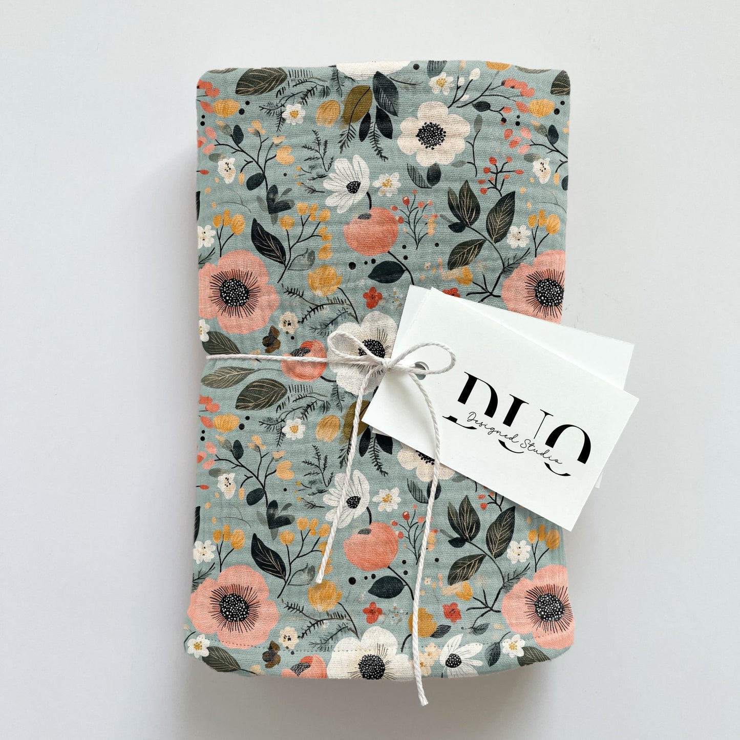 Sage & Pink Floral Digital Seamless Pattern