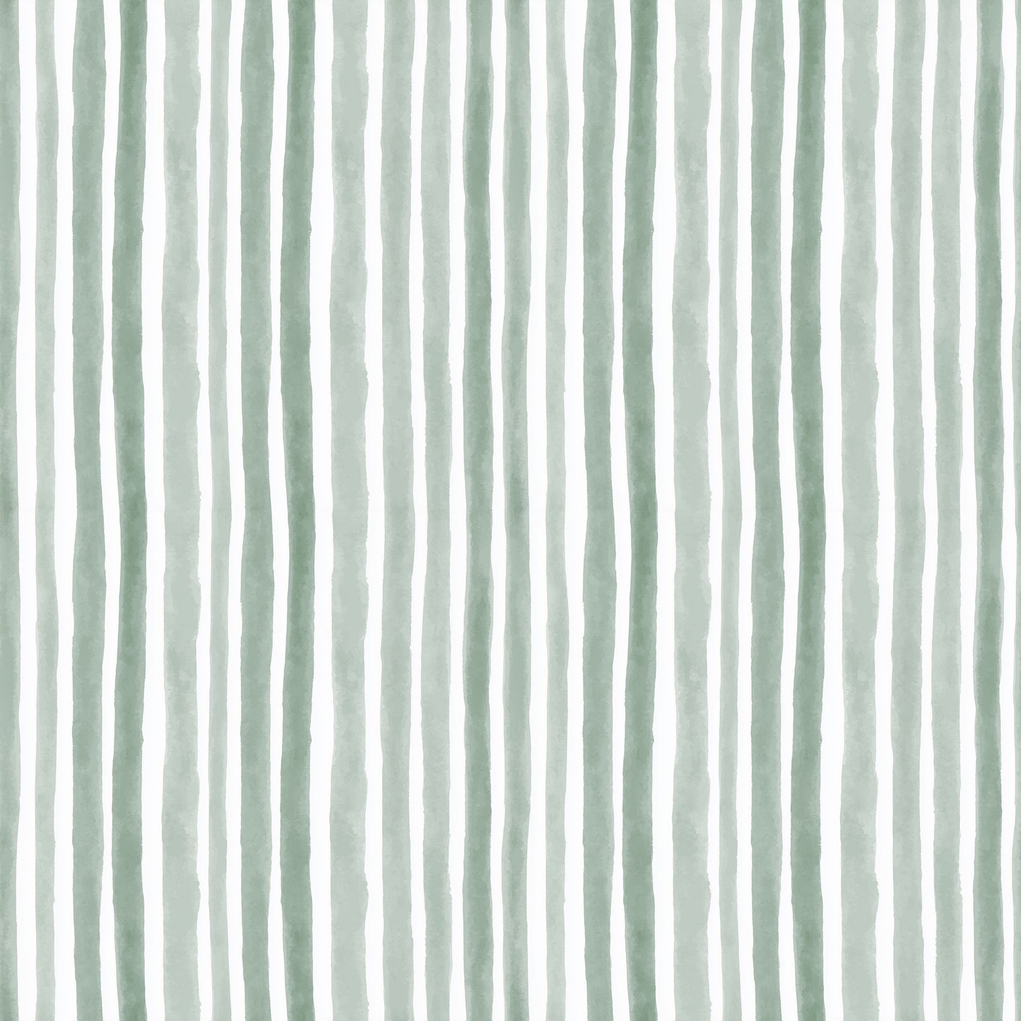 Sage Watercolour Stripes Digital Seamless Pattern