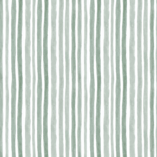 Sage Watercolour Stripes Digital Seamless Pattern