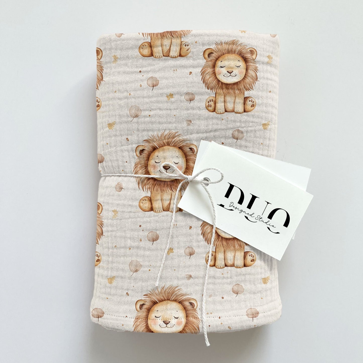Cute Lion Digital Seamless Pattern