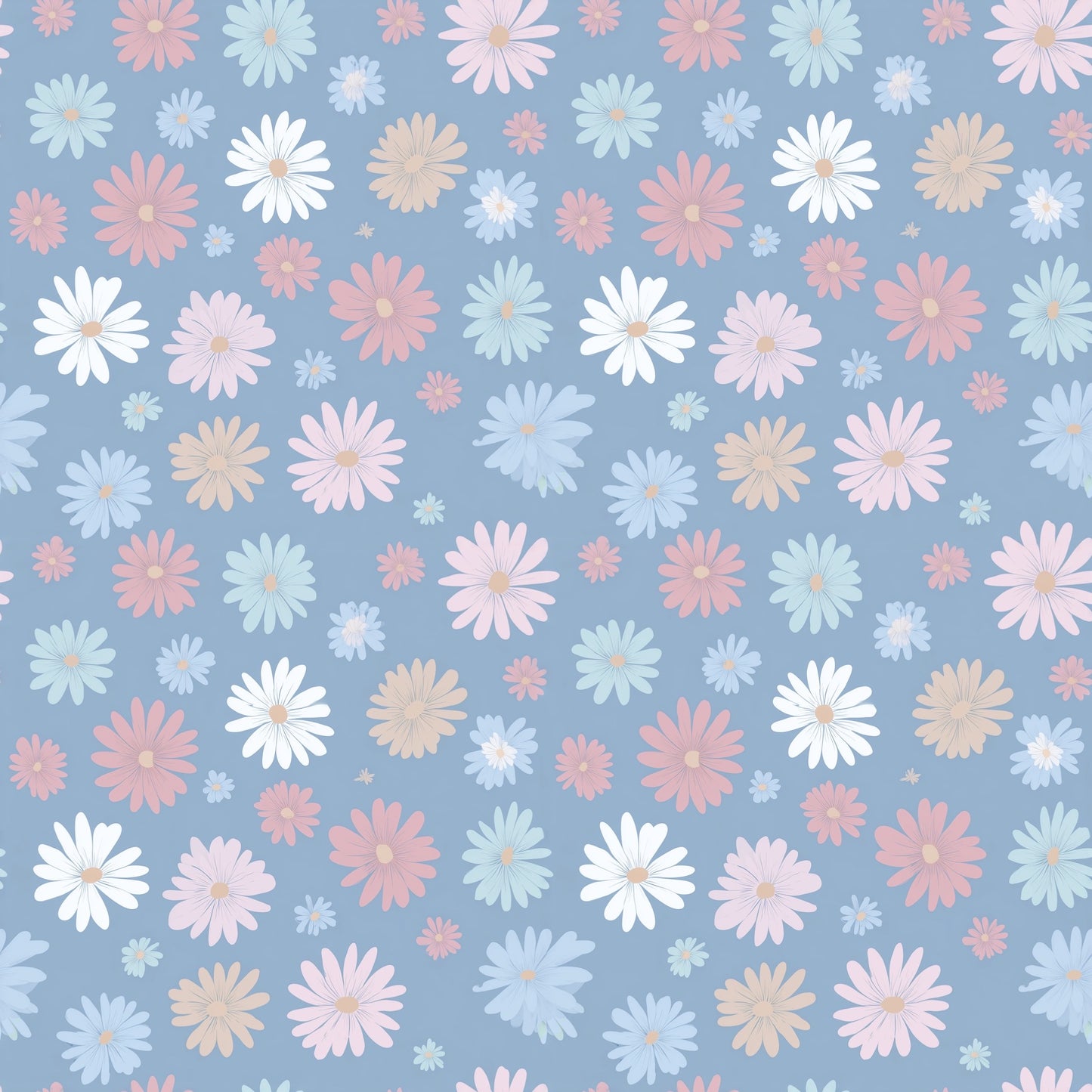 Sara Floral Digital Seamless Pattern