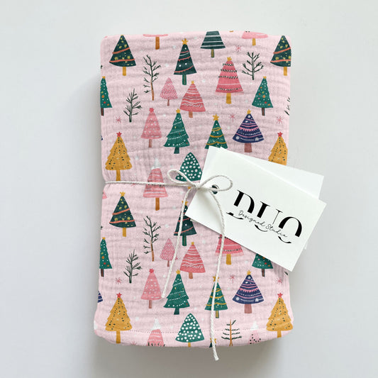 Scandi Christmas Trees Digital Seamless Pattern