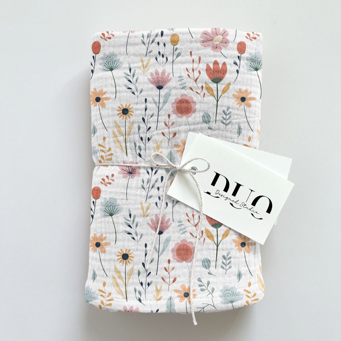 Scandi Flowers Digital Seamless Pattern