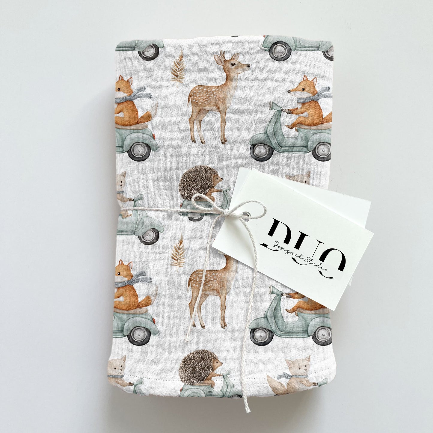 Scooter Animals Digital Seamless Pattern