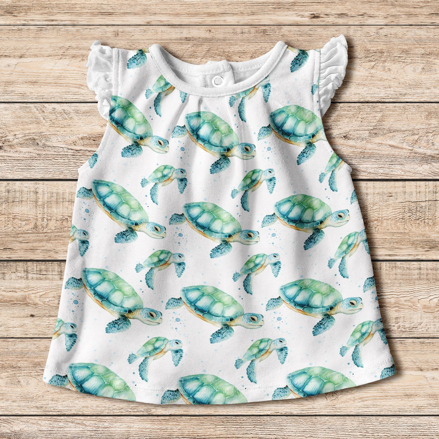 Sea Turtles Digital Seamless Pattern