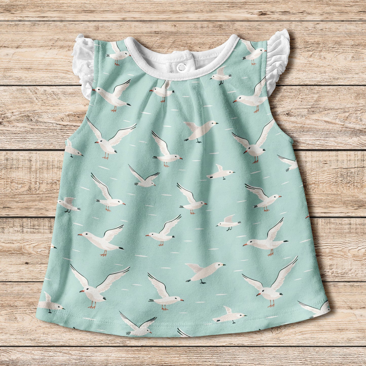 Seagulls Digital Seamless Pattern