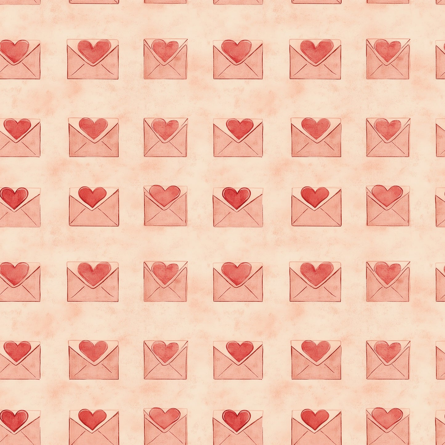 Sealed with a Kiss Digital Seamless Pattern