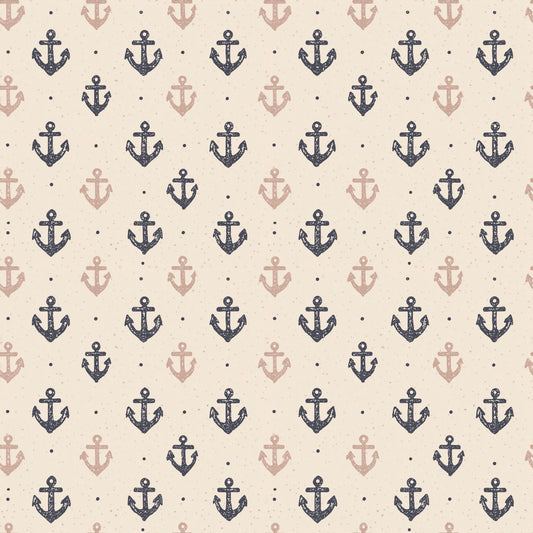 Simple Anchors Digital Seamless Pattern