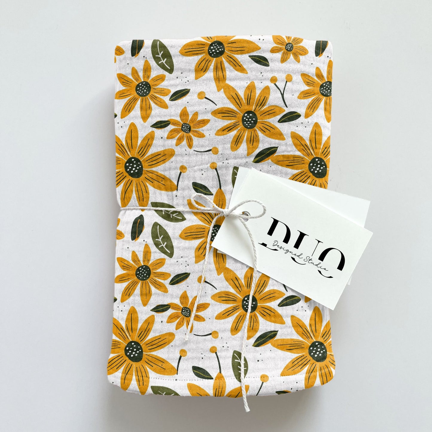 Simple Sunflowers Digital Seamless Pattern