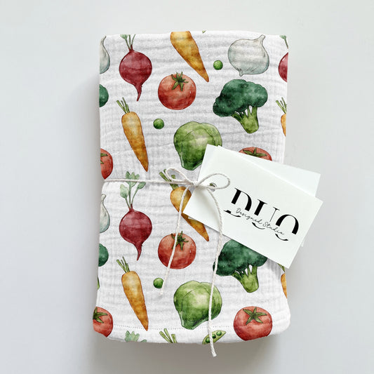 Simple Veggies Digital Seamless Pattern