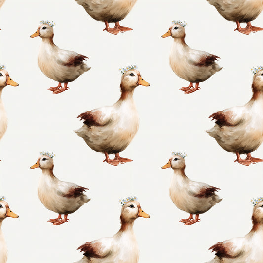 Simply Ducks Digital Seamless Pattern