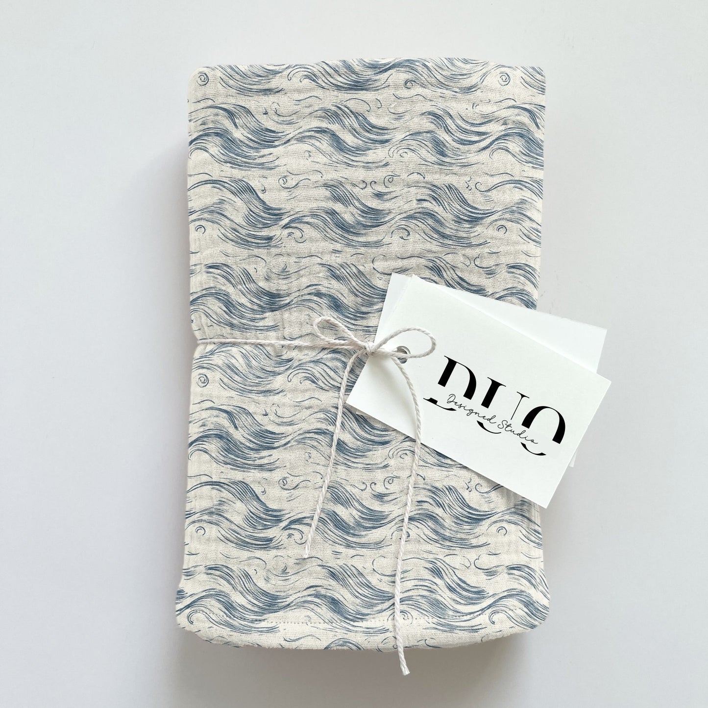 Sketched Waves Digital Seamless Pattern