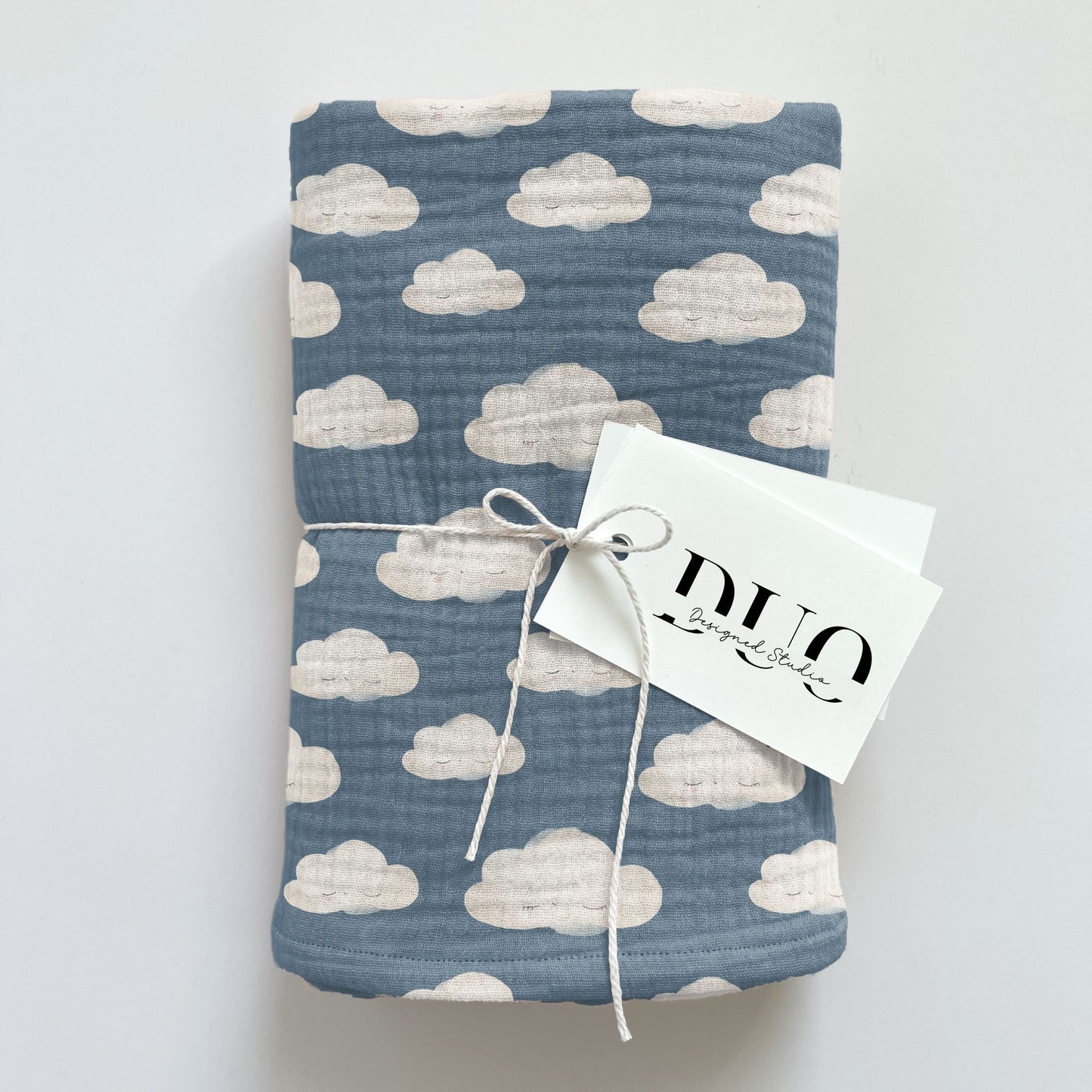 Sleepy Clouds Digital Seamless Pattern