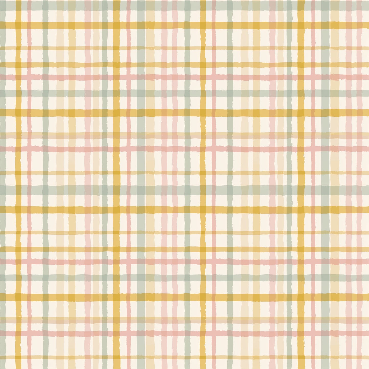 Soft Pastel Checked Digital Seamless Pattern